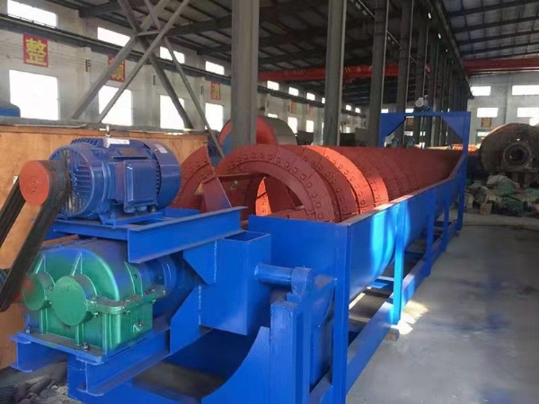 Spiral sand washing machine